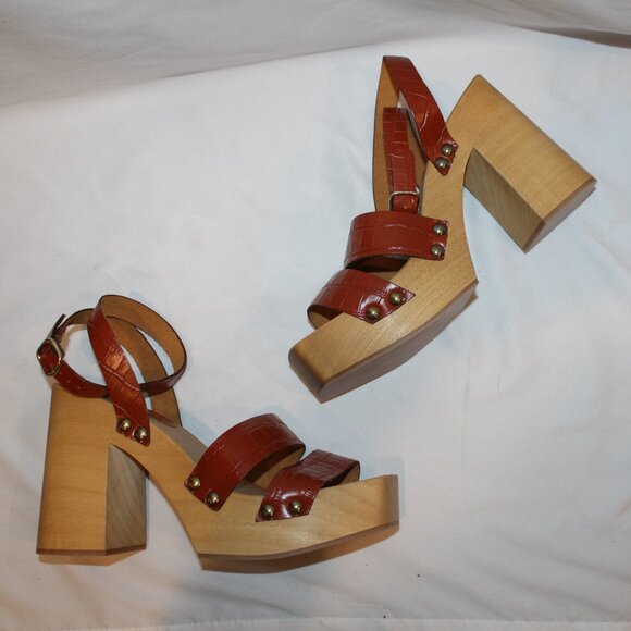 NIB Women's Free People Mallory Leather Clog Sandal EU 40 US 9-9.5 - Picture 3 of 7